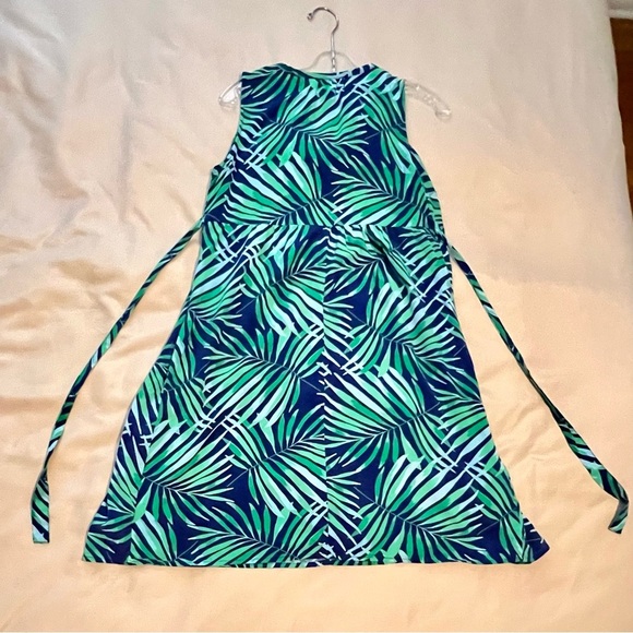Old Navy Green Palm Leaf Dress - Picture 4 of 4